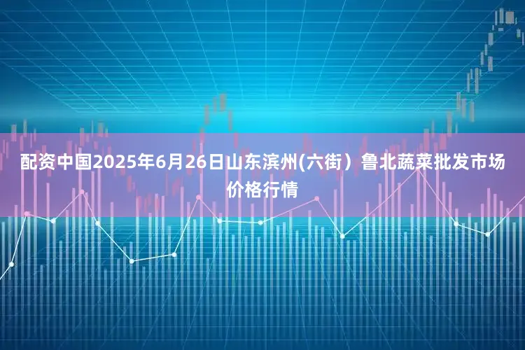 配资中国2025年6月26日山东滨州(六街）鲁北蔬菜批发市场价格行情