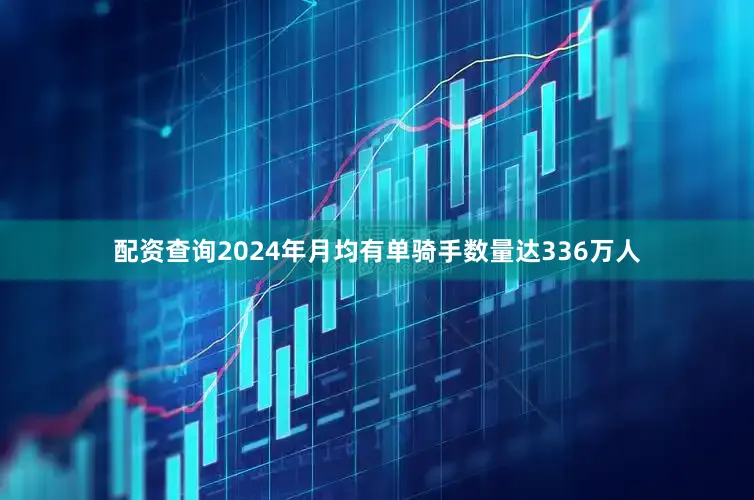 配资查询2024年月均有单骑手数量达336万人