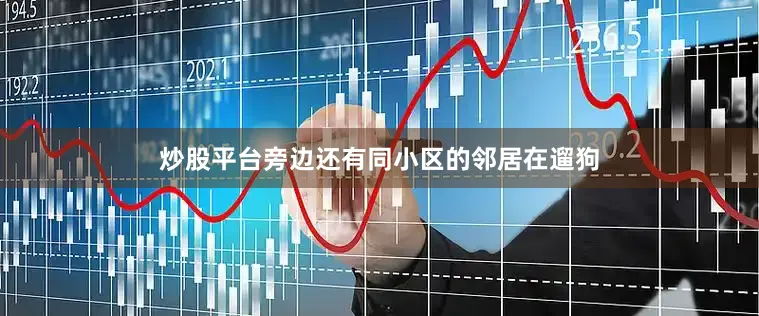 炒股平台旁边还有同小区的邻居在遛狗